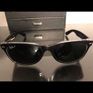 Ray Ban Wayfarer Black/Transparent